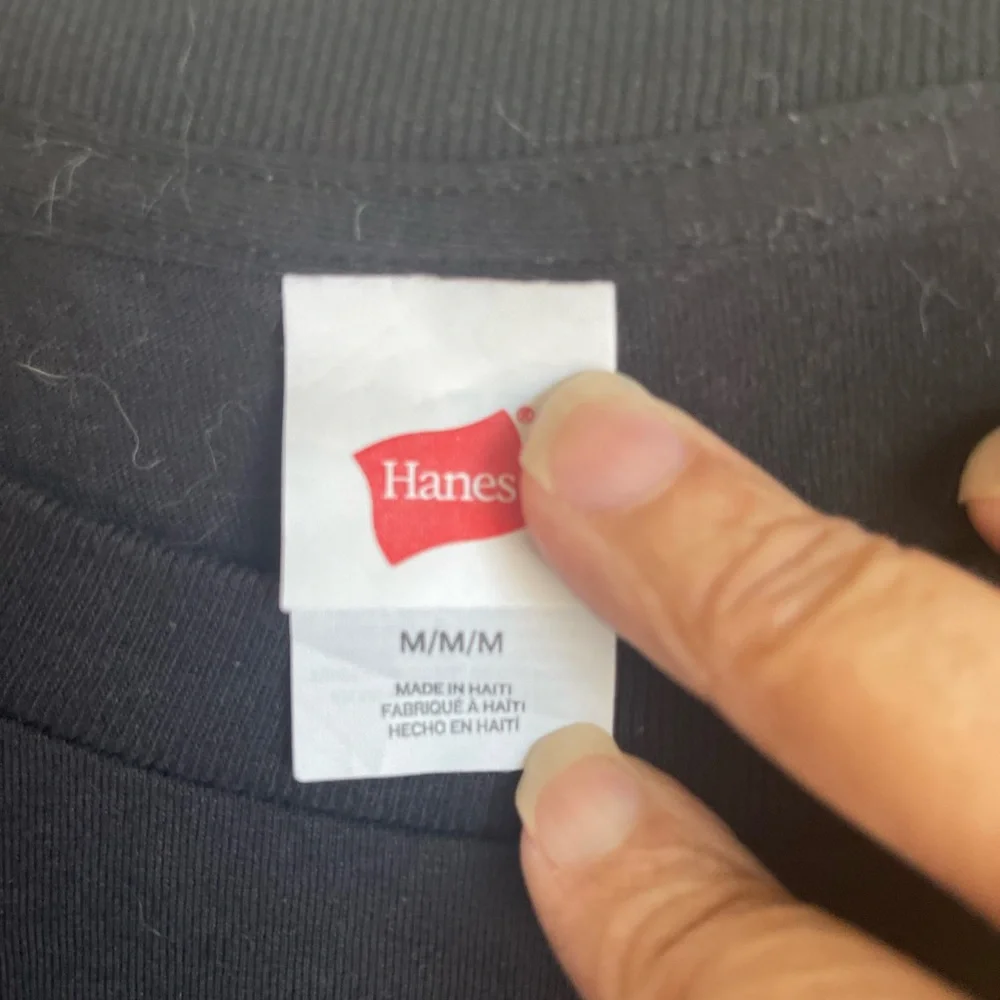 Hanes Black Graphic Tee for Men Newton’s Graphic - Picture 4 of 4